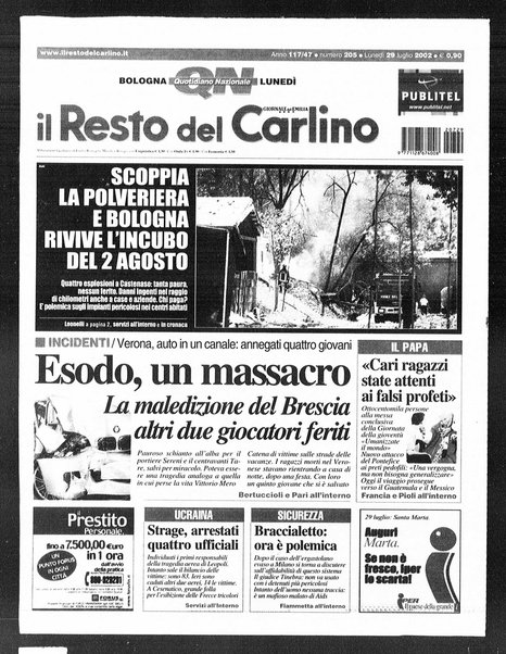 Il Resto del Carlino : giornale dell'Emilia